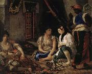 Eugene Delacroix, Women of Algiers in the room